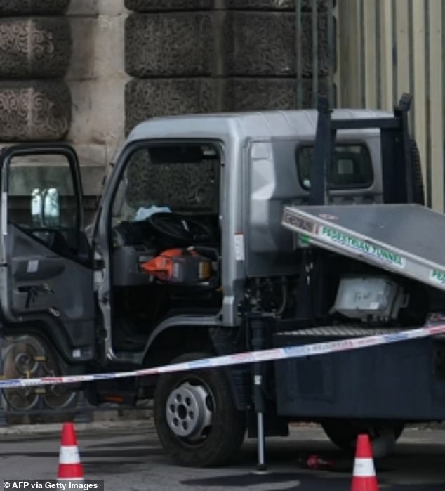 The thieves were unable to burn the truck they used in the caper, potentially leaving behind crucial traces of DNA