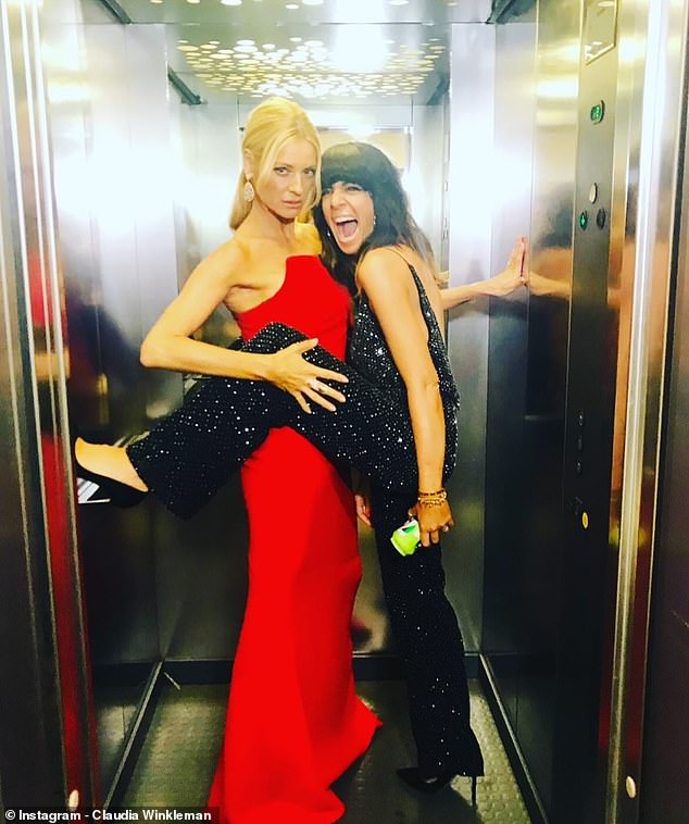 Claudia shared a series of behind-the-scenes snaps of her and co-star Tess as she penned an emotional message about waving goodbye to the series