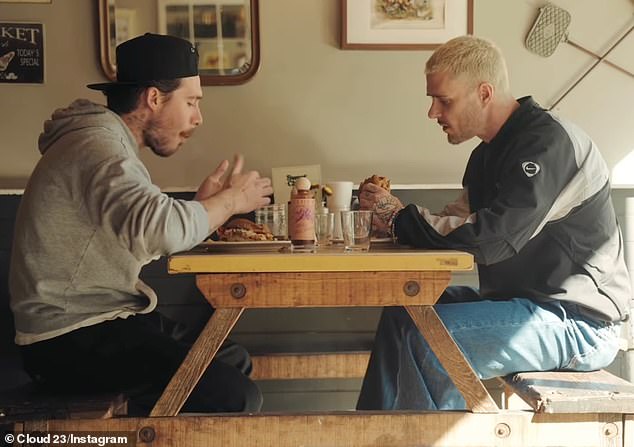 Dipping his toes into a trade better suited to his actress wife, Brooklyn stars alongside New York restaurateur John Seymour in short commerical The Perfect Match