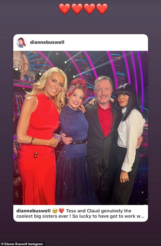 An array of former and current show professionals Dianne Buswell also shared their thoughts