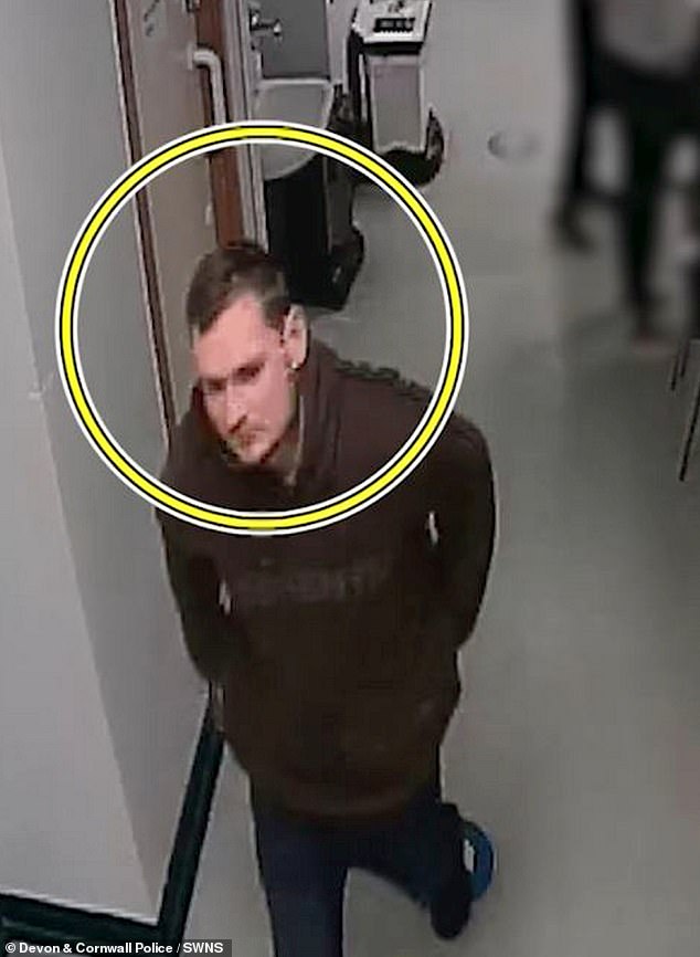Davis is seen on CCTV footage leaving A&E on the day of the murder, hours after he threatened to kill a random person unless he was sectioned