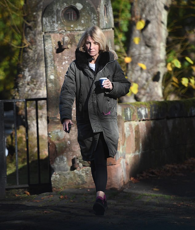 Those who have worked with the broadcaster (pictured in Glasgow on Thursday) say that, while she has a strict work ethic, she has never spoken out of line to any co-workers