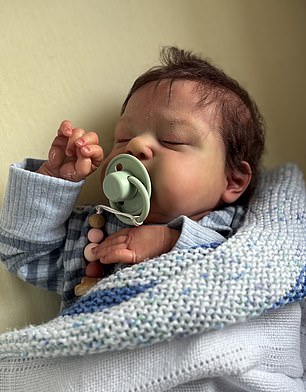 Noa, one of the dolls in Zoe Miller's collection