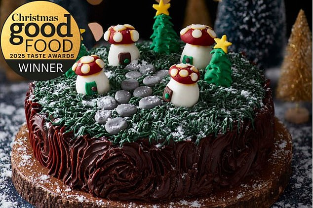 Fruit cake haters, look no further than Booths' chocolate cake that wouldn't look out of place on a Christmas dinner table