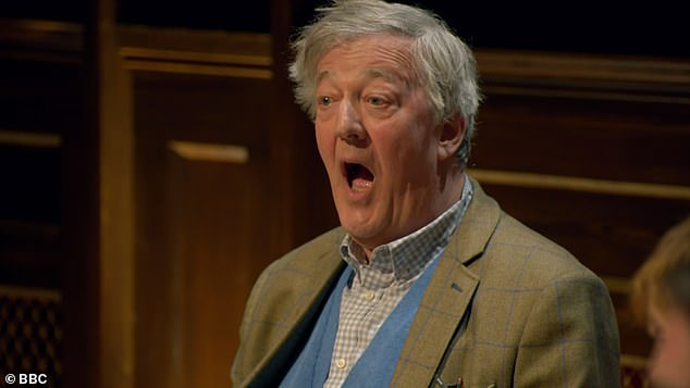 But with four players - Jonathan Ross, David Olusoga, Nick Mohammad, and Cat Burns - convinced that Stephen Fry was a Traitor he was booted from the castle