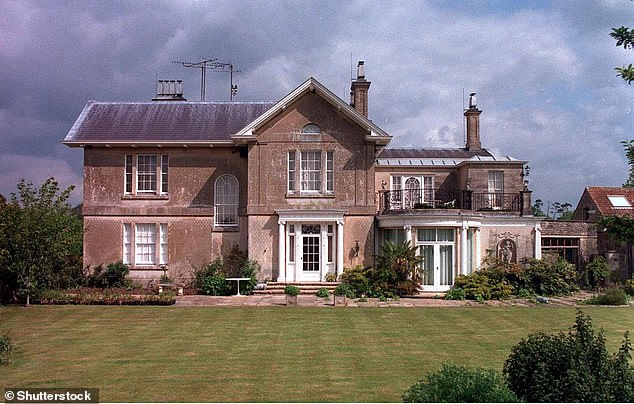 Queen Camilla purchased Ray Mill House (pictured) in Wiltshire in 1995 with the divorce settlement from her first husband Andrew Parker Bowles