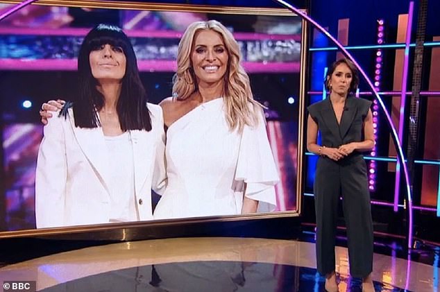 Paying tribute to Claudia and Tess on It Takes Two, Janette said: 'Ladies, we are going to miss you both so much! But we still have them for what promises to be the rest of a brilliant series'