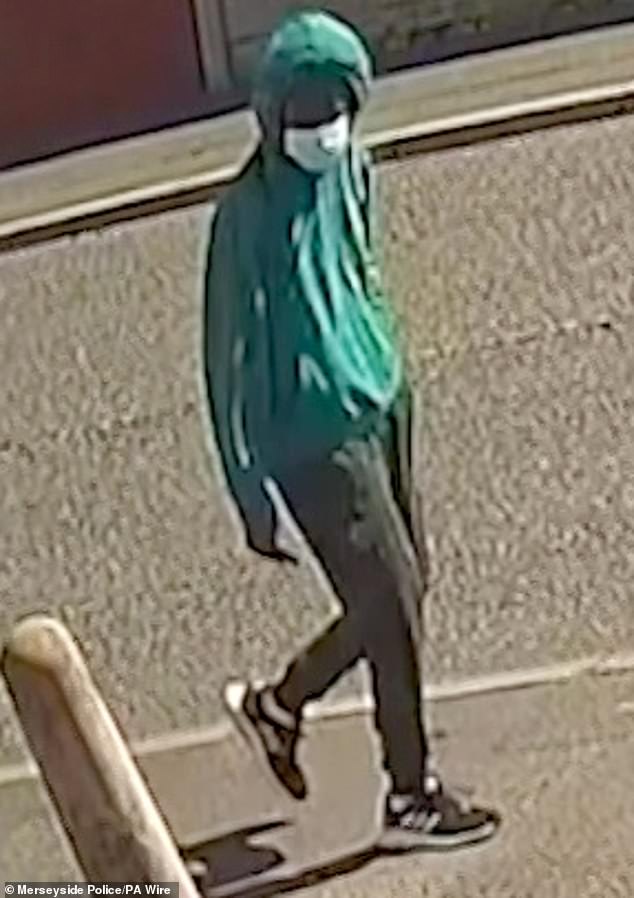 Rudakubana outside the Hart Space dance studio, in Southport, before he launched his attack which killed three young girls