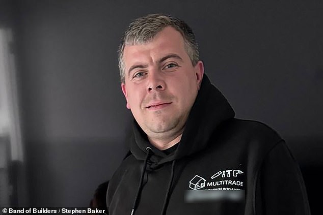 Carpenter and father-of-three Stephen Baker (pictured) considered suicide after thieves stole £12,000 worth of tools from his van in February 2023
