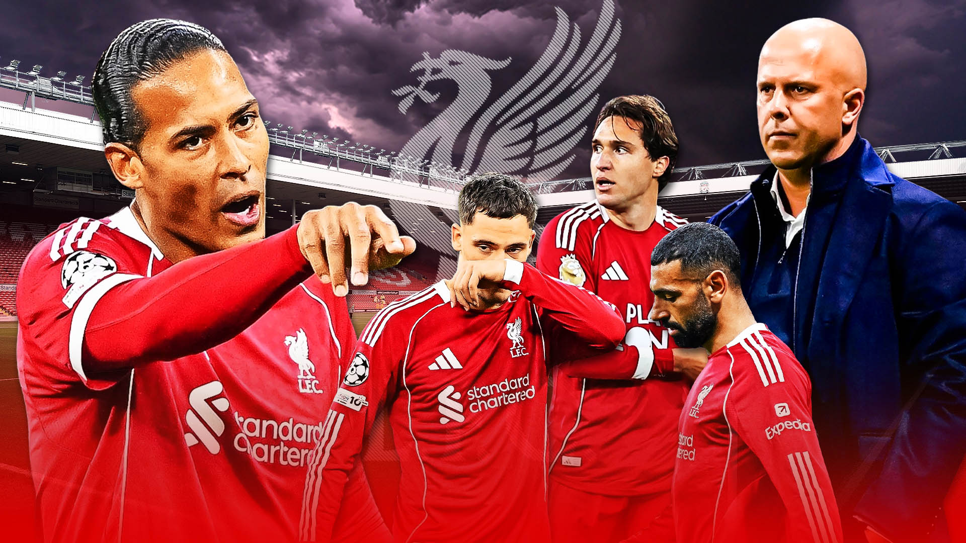 Van Dijk convinced Liverpool clear-the-air crisis meeting was key to thumping Frankfurt... but Arne Slot did NOT attend