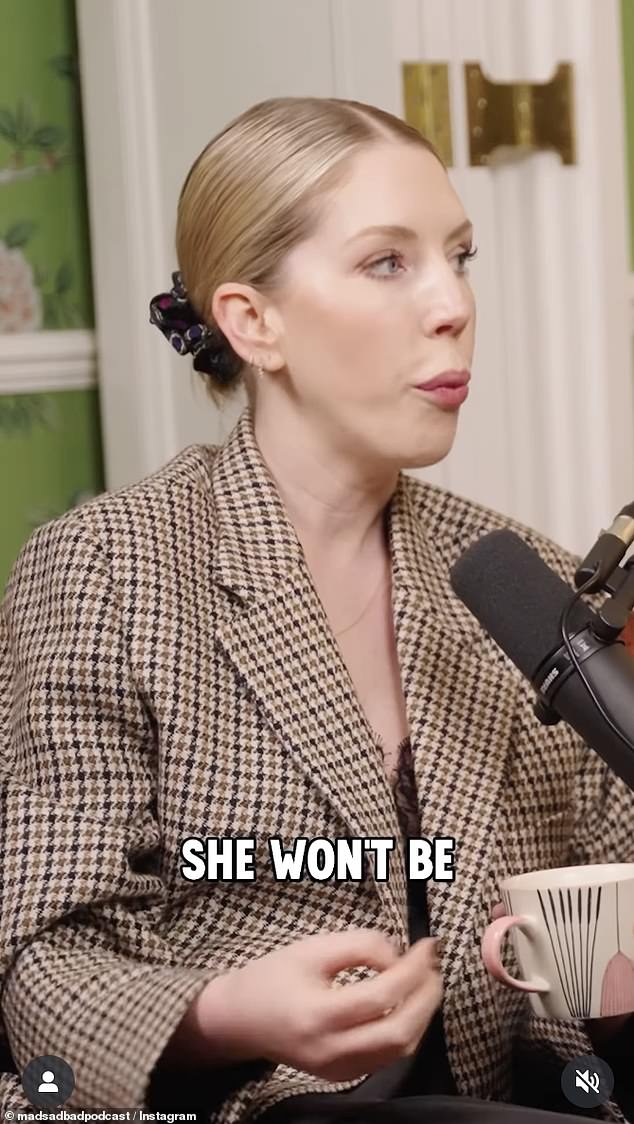 Joining Paloma Faith on her Mad, Sad & Bad podcast, Katherine said: 'I don't raise humble children. I know that being a nepo baby can backfire'