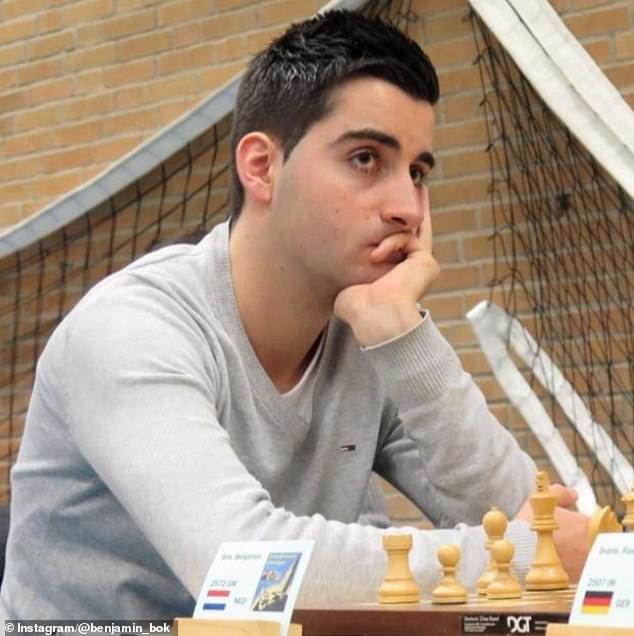 Bok, 30, first crossed paths with Naroditsky as young prodigies at the 2007 World Youth Chess Championship in Turkey - years later they reunited at the Charlotte Chess Center during the pandemic