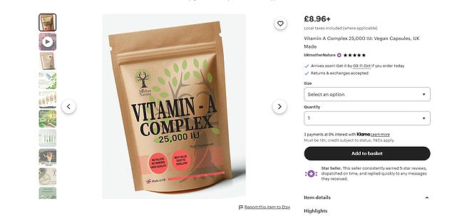 Vitamin A is crucial for vision, supporting the immune system and maintaining healthy skin. The NHS advises consuming no more than 1500µg a day and in 2024, the European Food Safety Authority advised consuming no more than 3000µg