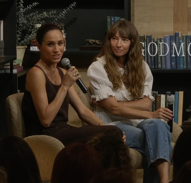 Meghan was invited to participate in the event by her close friend Courtney Adamo who co-founded the popular UK parenting blog Babyccino Kid