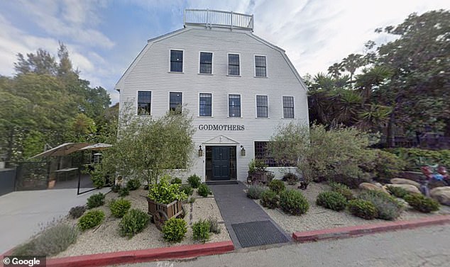 The royal couple have close ties to Godmothers (pictured), which was co-founded by their close friends, Jennifer Rudolph Walsh and Victoria Jackson, and backed by Oprah Winfrey