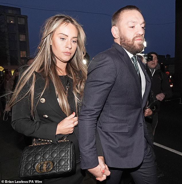 He was also wearing a ring and hinted an an upcoming marriage to his long-term partner Dee Devlin