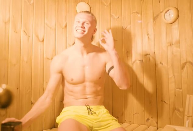 He also has an ice bath and sauna outside the six-bed property in the north's 'Footballer Belt'