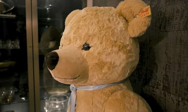 Haaland and his girlfriend Isabel Haugsend Johansen keep a huge teddy bear in their kitchen