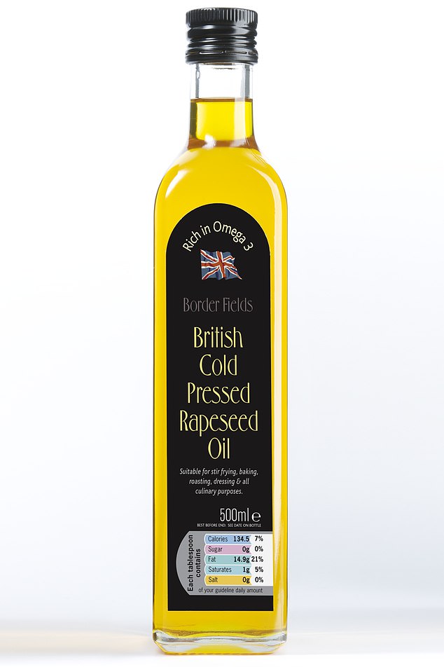Rapeseed oil stands out because it contains alpha-linolenic acid (ALA) which is an omega-3 fatty acid, a type of fat found in fish and essential for heart and brain health
