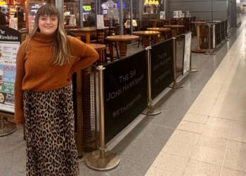 I visited the world's smallest Wetherspoons that’s built on the remains of a 2000-year-old palace