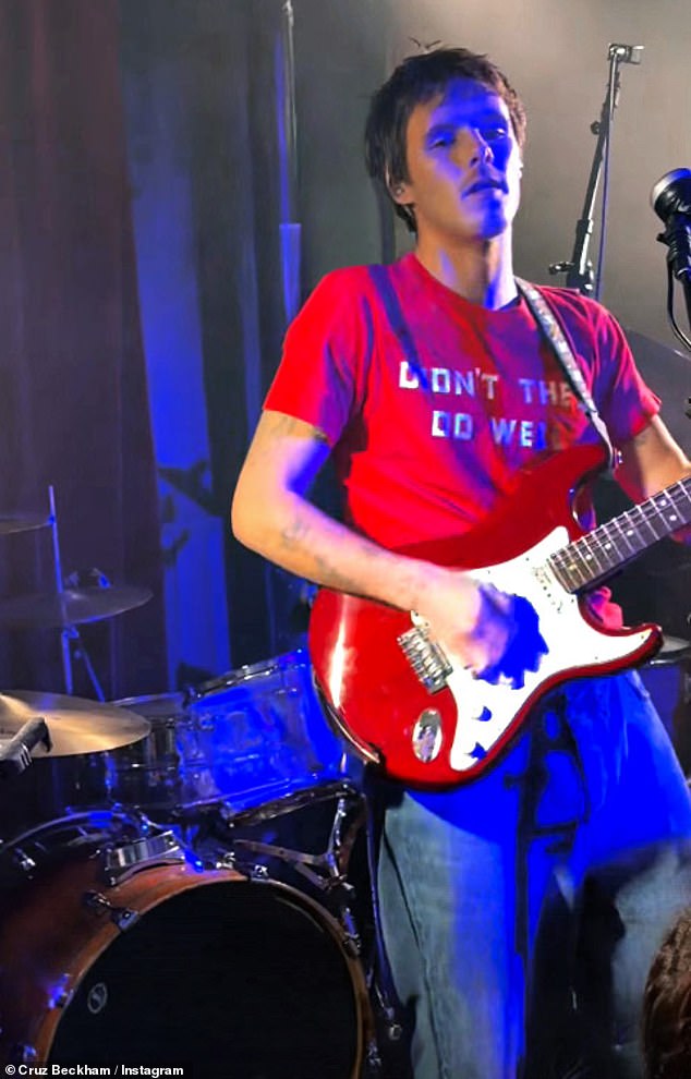 Posh and Becks may need to turn a blind eye to their youngest son's upcoming album, after he set the tone of what's to come with a double single release on Friday