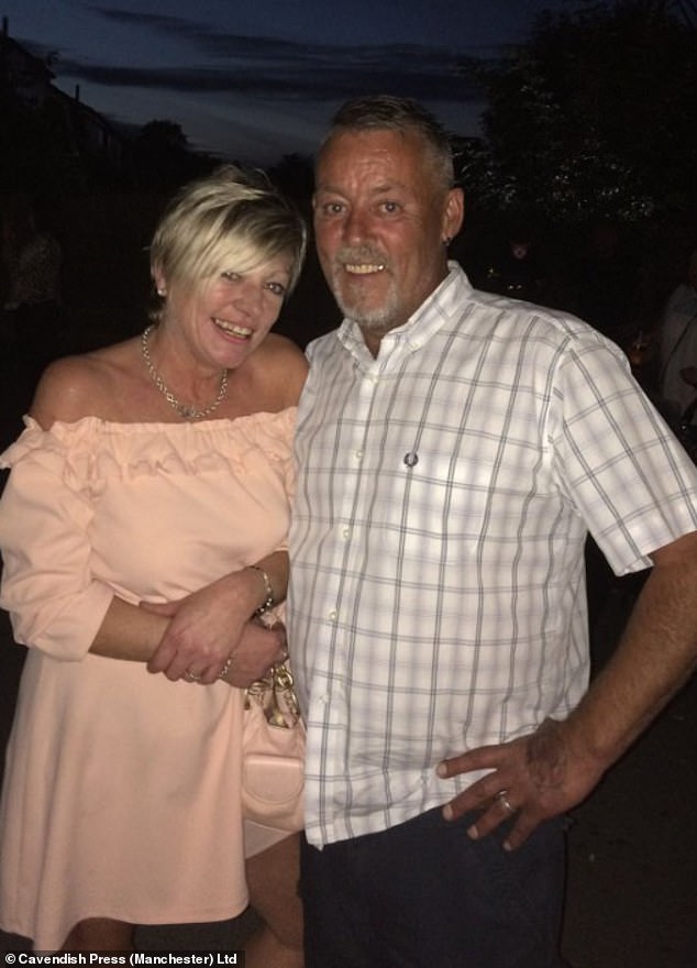 Gavin Shaw, 61, pictured with his wife Michele Kennedy in happier times, is in custody facing a murder investigation following her death from stab wounds