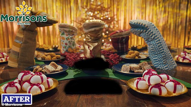 The Morrisons spread would look a bit thinner under today's standards, with just the bao buns left