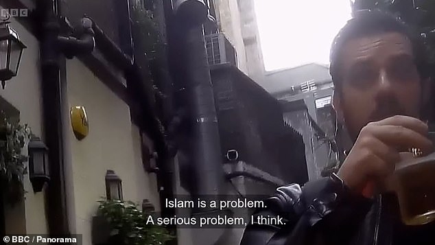 PC Martin Borg (pictured) was also sacked after six years after being found to have 'revelled' in the use of force, and making discriminatory remarks about Muslims