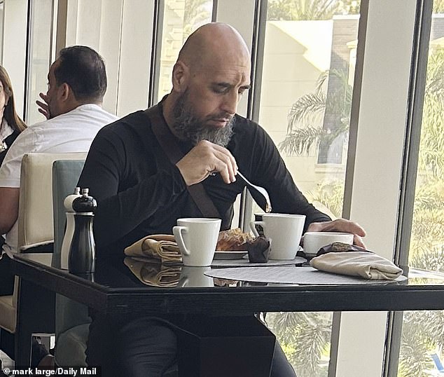 Izz a-Din al-Hamamrah, 47, who recruited suicide bombers and planned hijackings is also staying at the luxury hotel