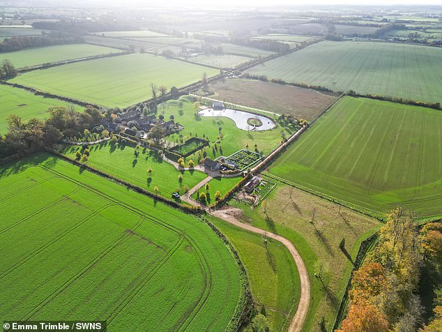The Beckhams have applied to West Oxfordshire District Council to change part of the existing agricultural track to form a secondary residential access