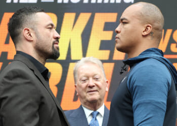 Fabio Wardley hopes to see same terrifying image in crowd that haunted Anthony Joshua when he fights Joseph Parker