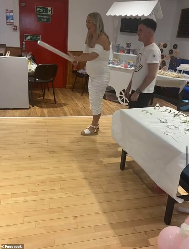 A Facebook friend of Kira has now claimed this was not the first time Kira attempted to fake a baby. The last time, in 2023, she did not use a doll but ¿stolen¿ images of a child (Bonnie-Leigh's gender-reveal party pictured)