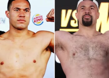 Joseph Parker weighs more than a STONE heavier than Fabio Wardley after dramatically transforming body