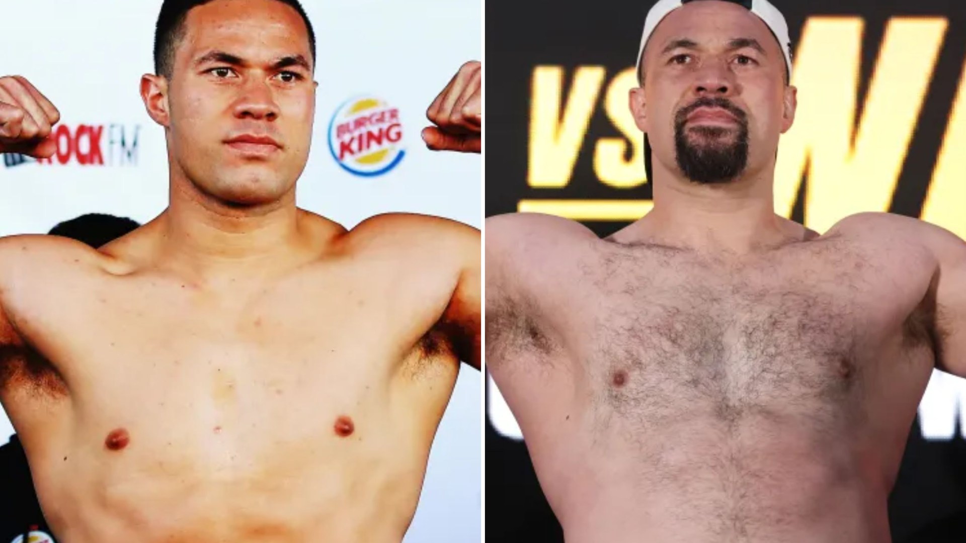Joseph Parker weighs more than a STONE heavier than Fabio Wardley after dramatically transforming body
