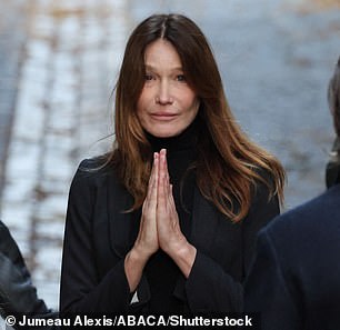 Carla, 57, bid him a tearful farewell as he went in for his five-year sentence on Tuesday