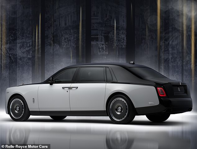 Rolls-Royce executives have described the car as 'an uncompromising work of art' at its unveiling