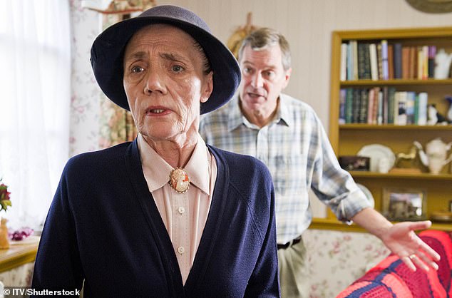 Speaking exclusively to Daily Mail about her time on the ITV show, Kelli recalled her first day on set - and there was on star in particular who made her day extra special - actress Shirley Stelfox (pictured)