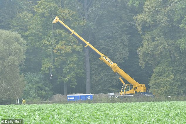 The palace became of interest to Furmaniak after he purportedly came across some secret documents, an SS officer's diary and a map