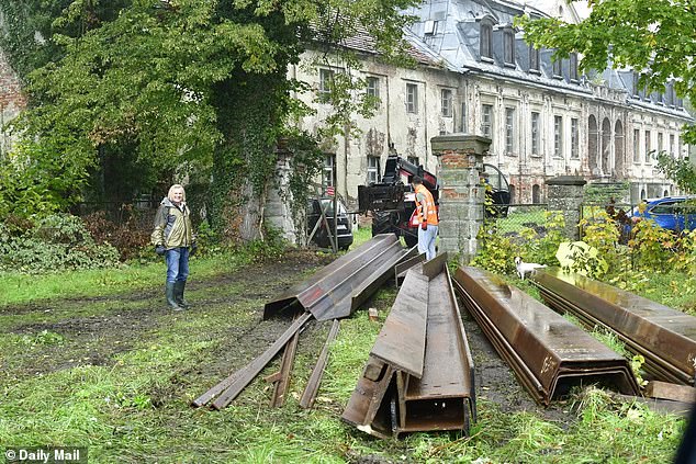 The buried treasure is thought to include the so-called 'Gold of Breslau' which went missing from what is now the nearby Polish city of Wroclaw just 35 miles away