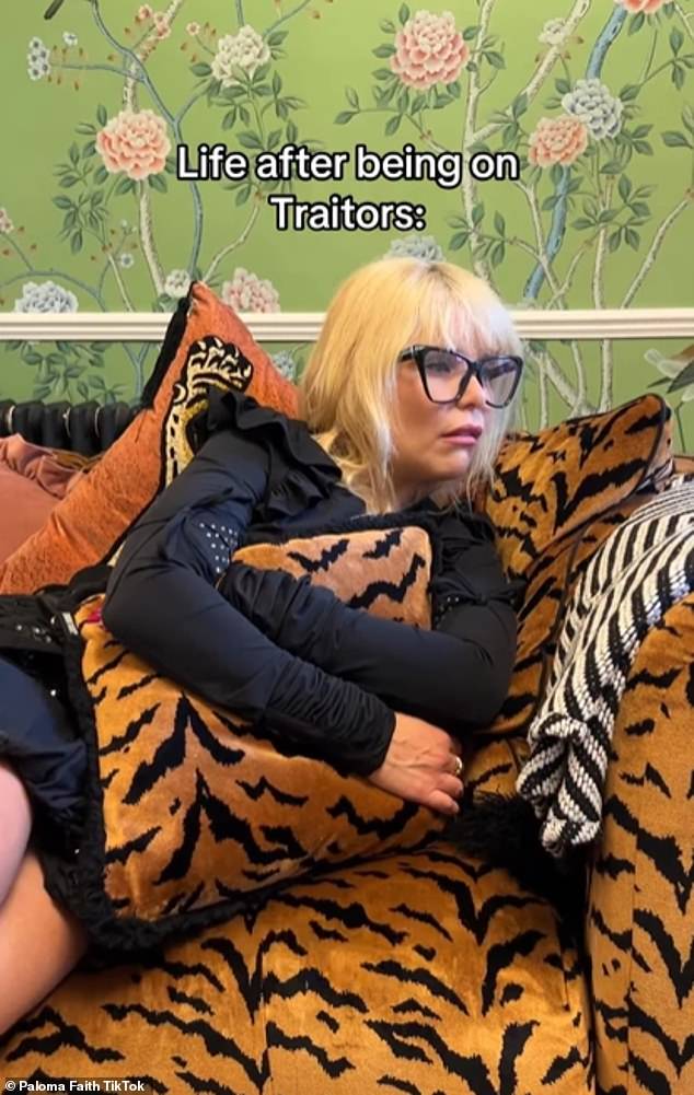 Recently Paloma has been hiding her stomach to make sure no one spotted her growing bump