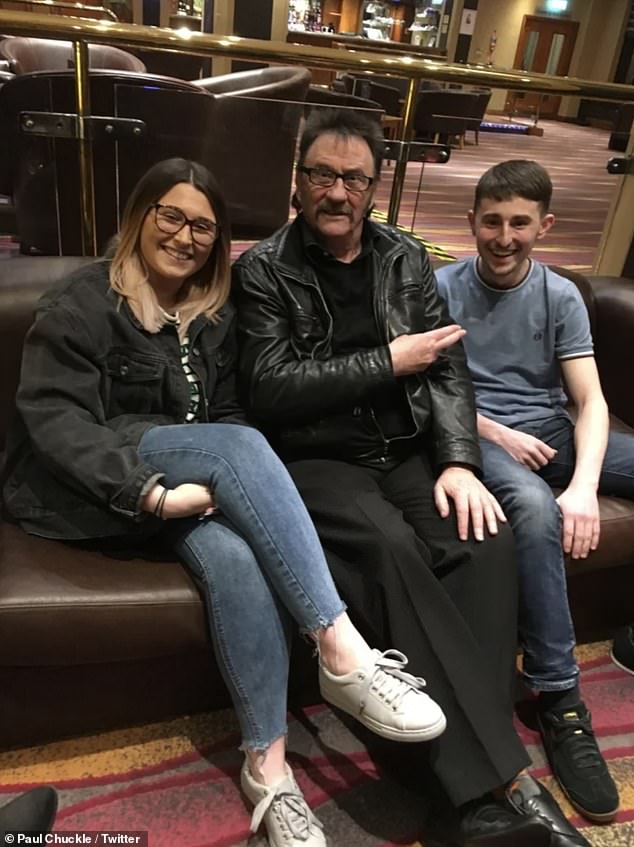 Sophie and Peter's famous great uncle and kid's TV icon Paul Chuckle, 78, was first to offer his congratulations with a string of excited emojis (pictured 2022)