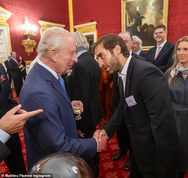 Now the former professional is more at home meeting dignitaries like King Charles III as a biochemicals founder