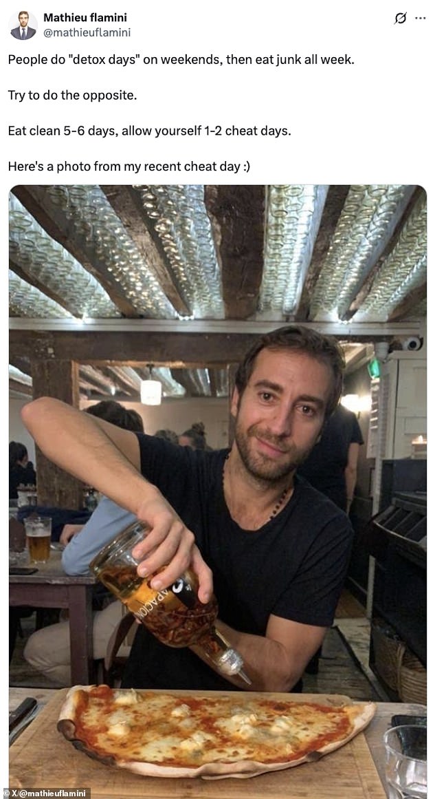 Flamini has however been the subject of light teasing for his High Performance-style advice