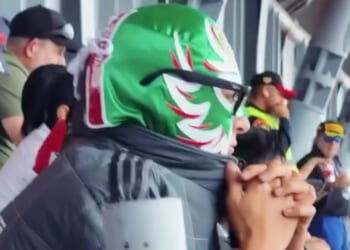 'Someone's borrowing my car' - F1 star puts on brilliant disguise to go undercover at Mexico GP and watch from stand