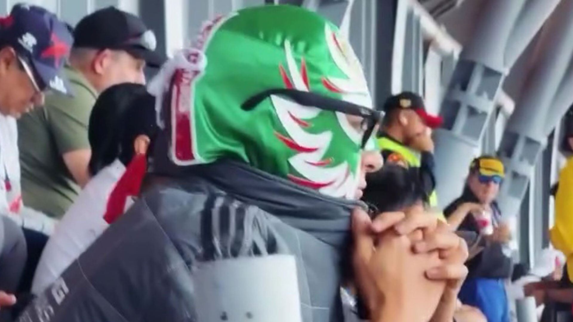 'Someone's borrowing my car' - F1 star puts on brilliant disguise to go undercover at Mexico GP and watch from stand
