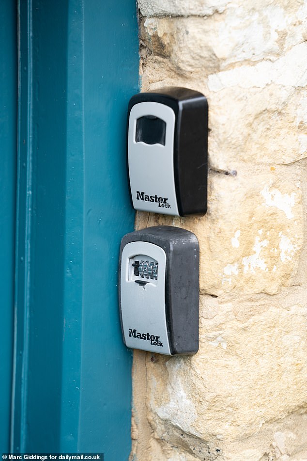 Keysafes have been installed outside many properties in the quaint village. It is understood around half of properties in the village are now second homes or holiday lets