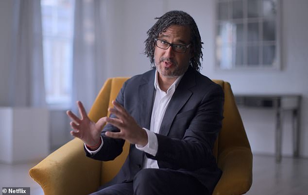 David Olusoga appeared in Prince Harry and Meghan's Netflix documentary in December 2022