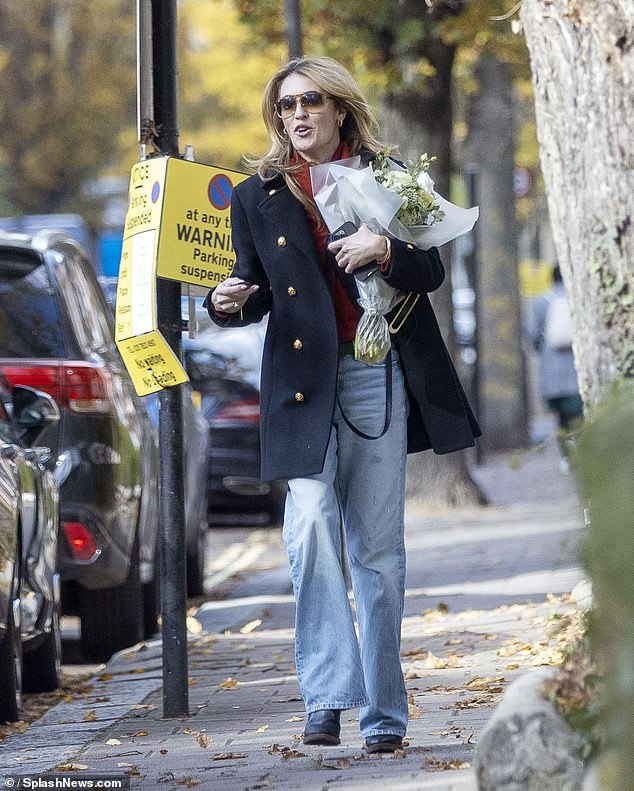 The presenter couldn't wipe the smile off her face