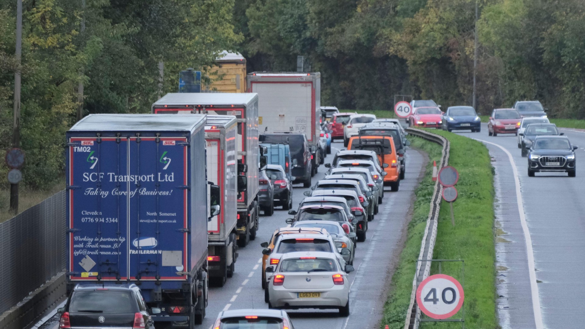 Huge queues on M4 as planned closure and major crash spark chaos for drivers
