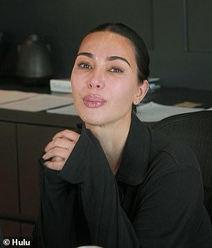 After getting her MRI, a weeping Kim was then shown speaking to someone on the phone in another scene, as she asked, 'Why the f**k is this happening?'